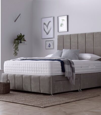 Stylish Bed TR-175 made from Mahogany Wood and Gorjon Plywood"