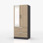 Stylish Modern Almirah – TCB164 | Customizable Melamine Wardrobe in BD